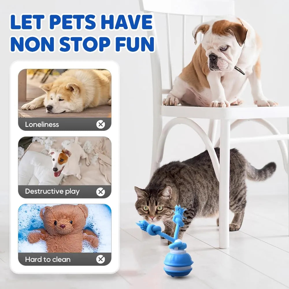 Tough chewable smart pet ball, ideal for energetic dogs