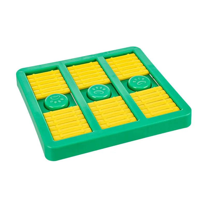 Textured snuffle mat, designed as a puzzle toy to provide mental enrichment for dogs