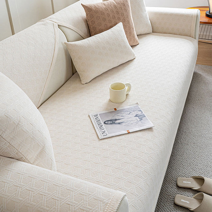 Jacquard chenille furniture cover, water repellent, oilproof, a smart choice for home protection.