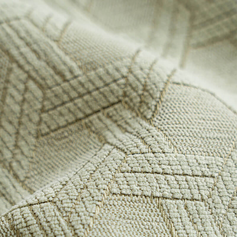Machine washable chenille sofa protector, intricate jacquard pattern, waterproof for longevity.