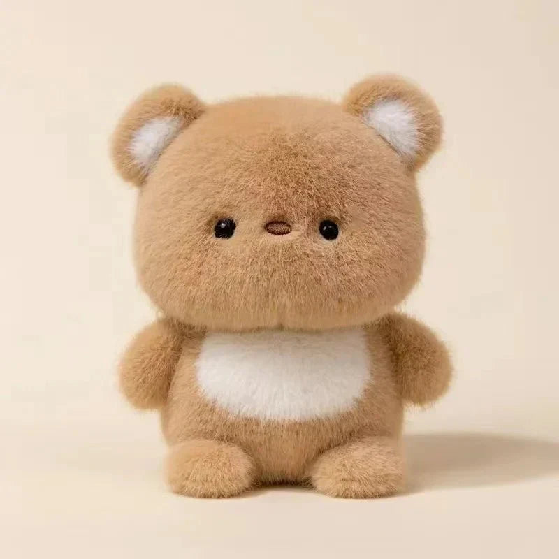 Kawaii bear plush doll, super soft & cuddly, great for kids' playtime.
