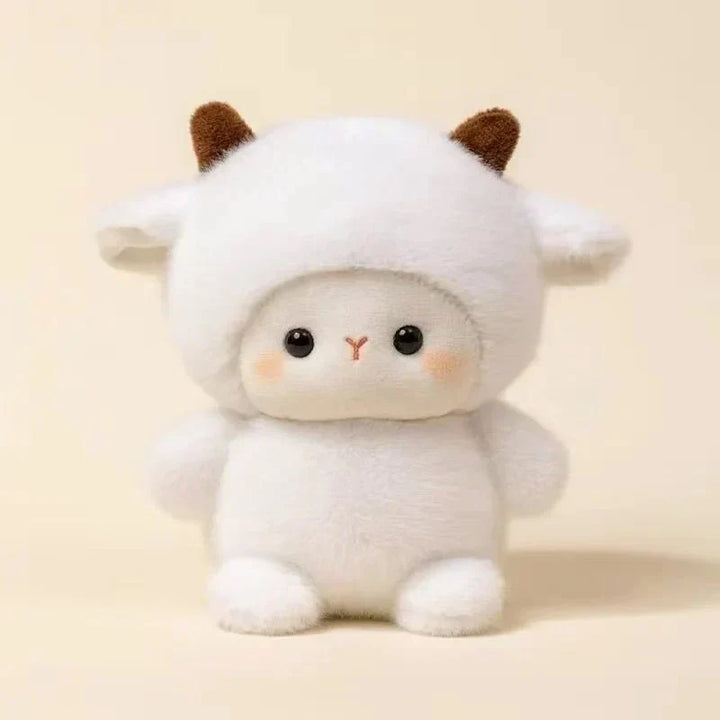 Decorative soft animal plush doll, adds a cute touch to any room.