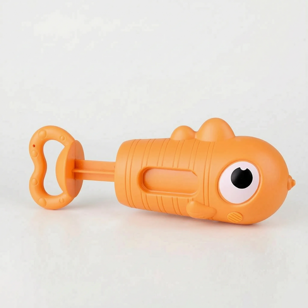 Manual animal water toy, promotes child development during pool and bath play.