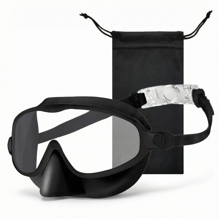 Underwater mask for kids: anti-leak, integrated nose cover, wide view. Essential children's swimming gear.