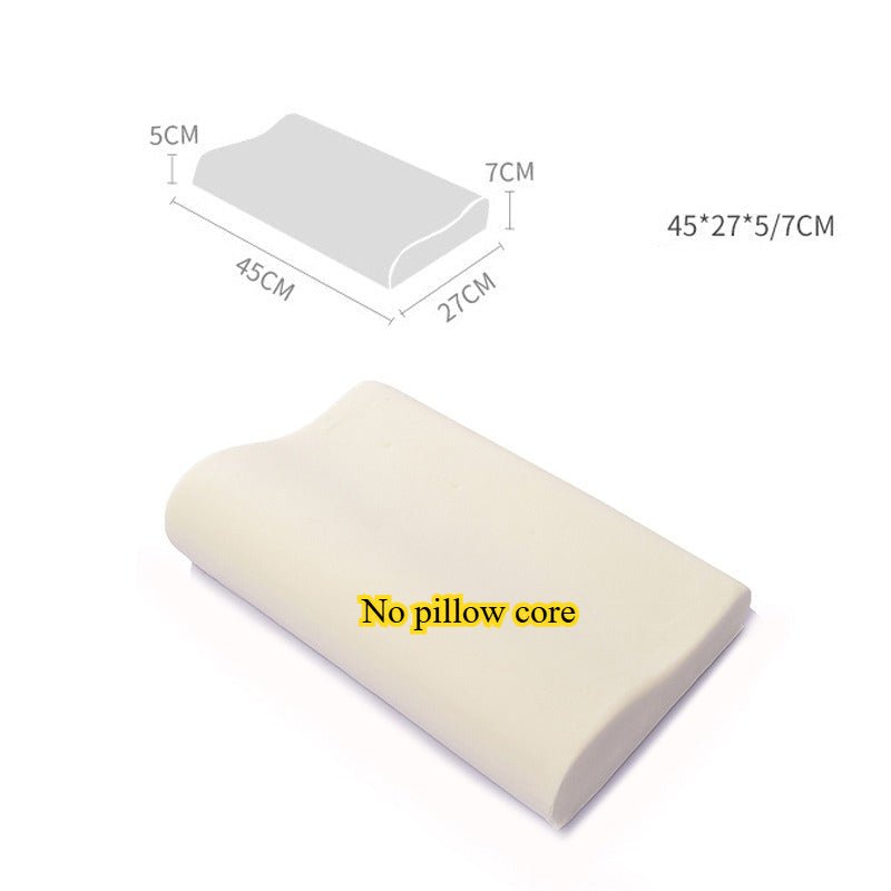 Kids' memory foam pillow, neck support for comfortable & healthy sleep on the go.