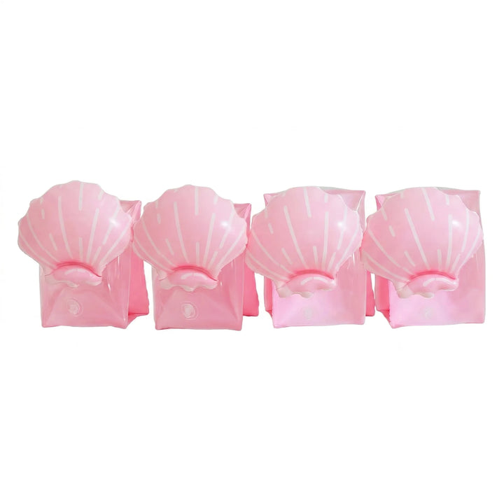 Kids' inflatable swim armbands & floats for safe outdoor water play at the pool or beach.