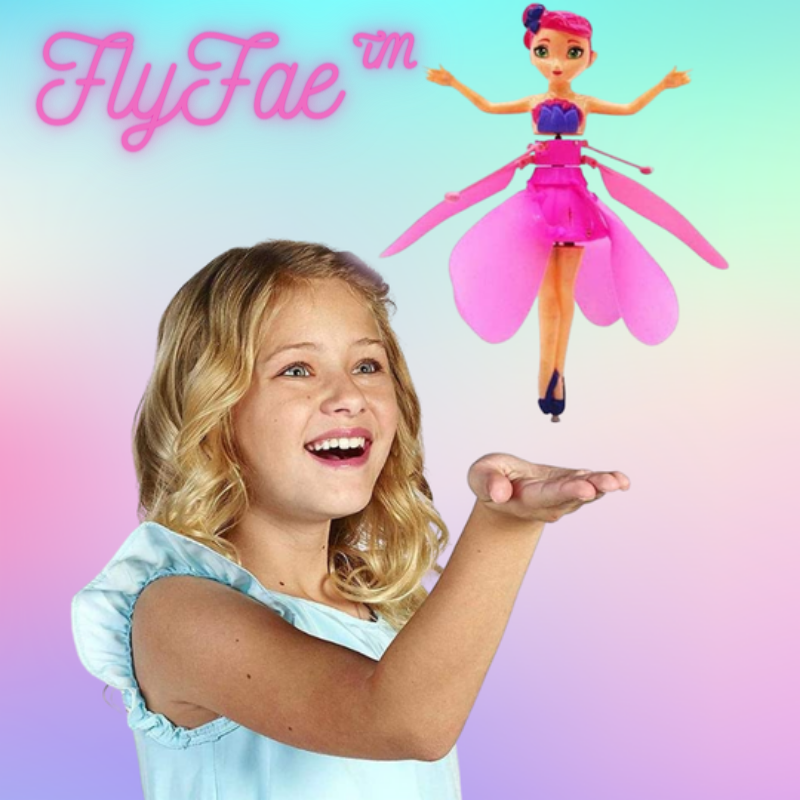 Kids' interactive flying princess toy with hand control & LED lights. Perfect girls' gift for indoor fun.