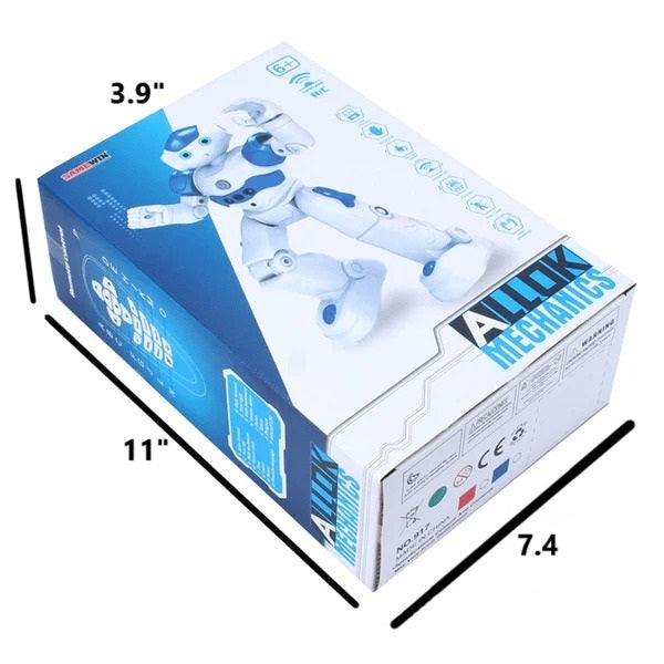 Rechargeable interactive robot toy, a perfect learning gift for curious young minds.