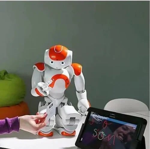 Gesture control smart robot for kids, a fun dancing & learning companion.