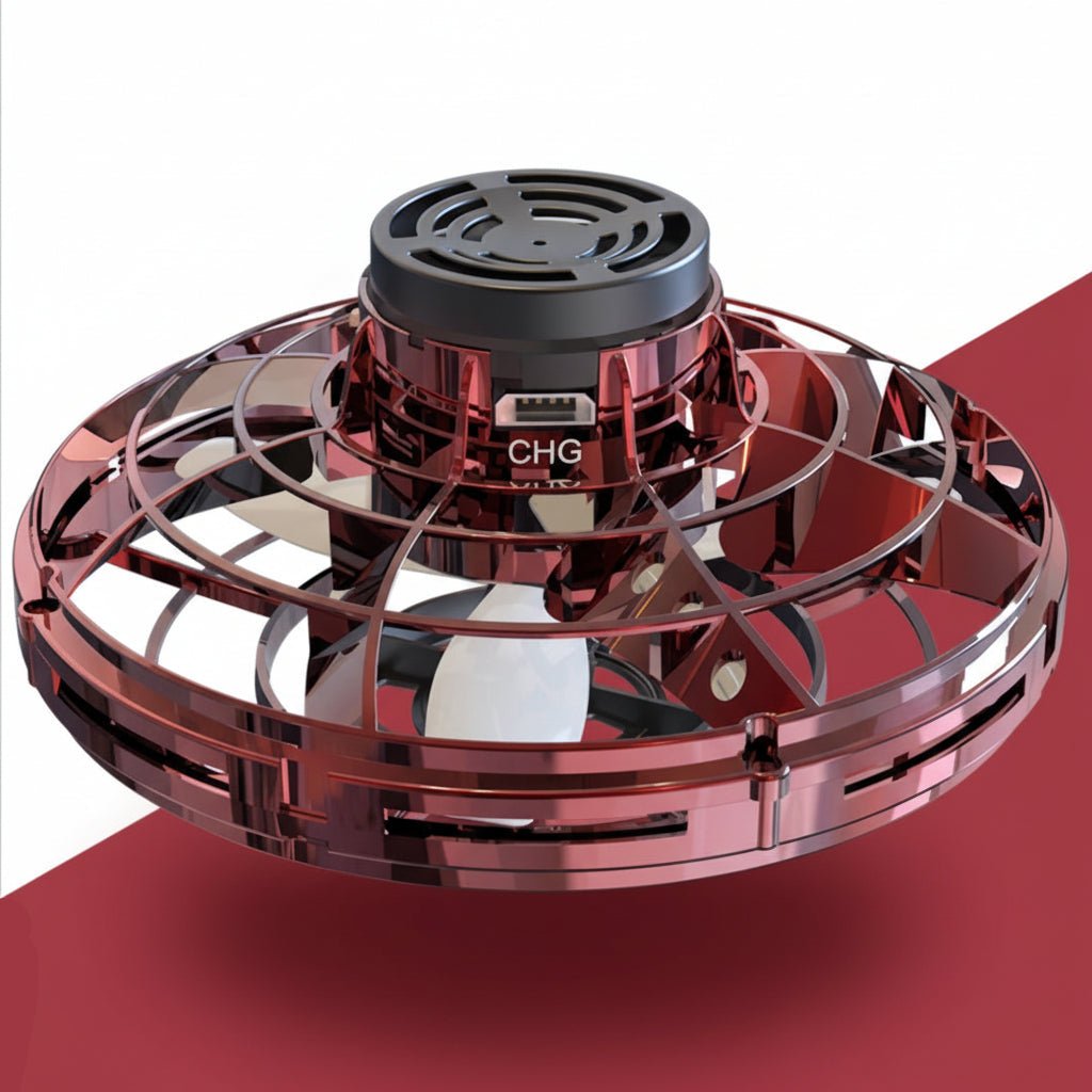 Advanced sensors enable responsive hand control for this children's UFO drone, offering interactive & engaging flying.