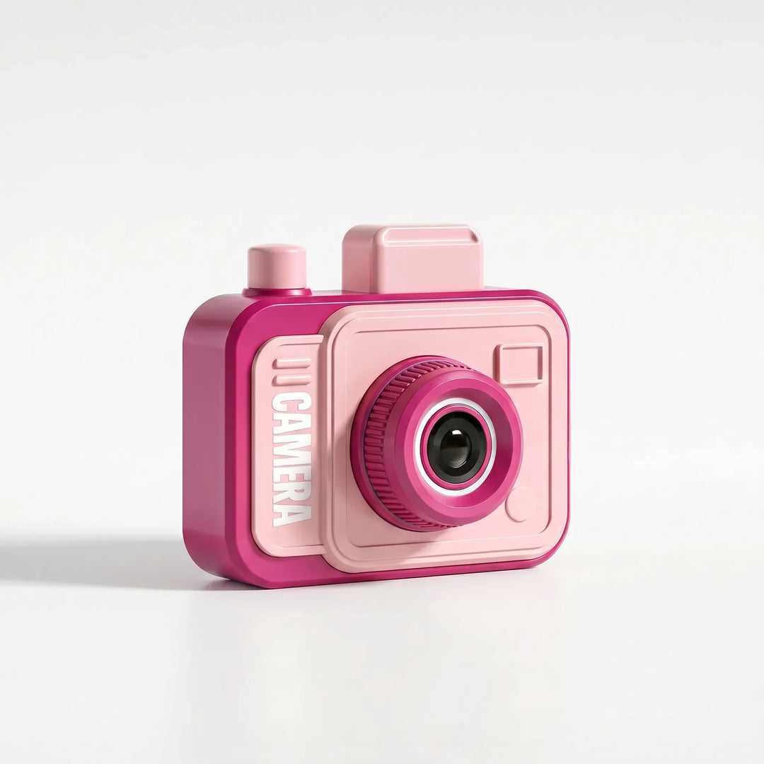 Prank camera water squirt toy for kids. Novelty water gun designed like a camera for summer outdoor play & beach.