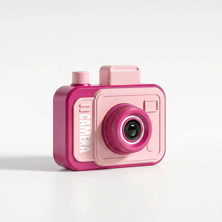 Prank camera water squirt toy for kids. Novelty water gun designed like a camera for summer outdoor play & beach.
