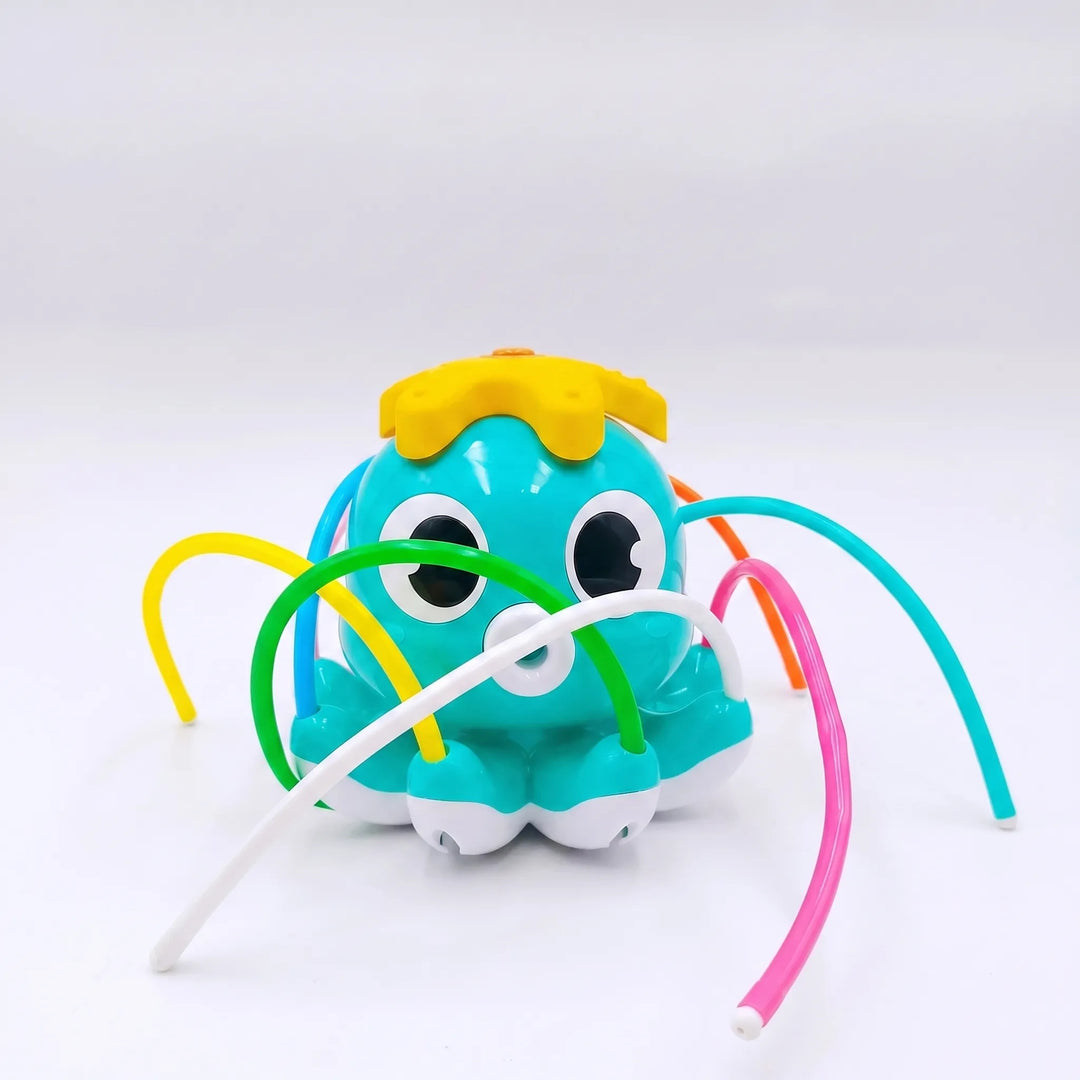 Dynamic Octojet Octopus Sprinkler, a children's water toy designed for active outdoor play and summer backyard splash fun.