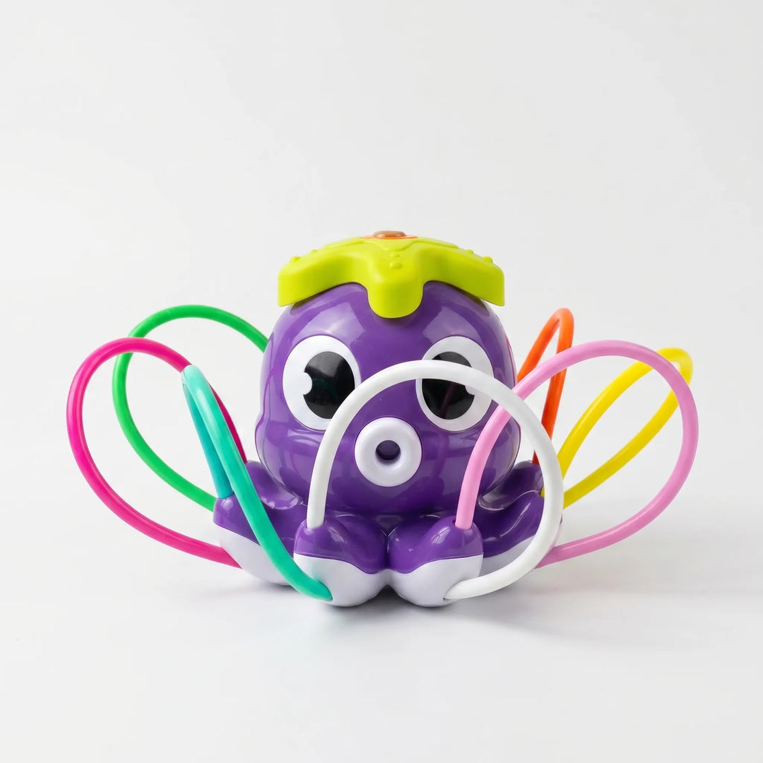 Fun Octojet Octopus water toy, a vibrant sprinkler for dynamic kids' backyard water play and summer outdoor fun.