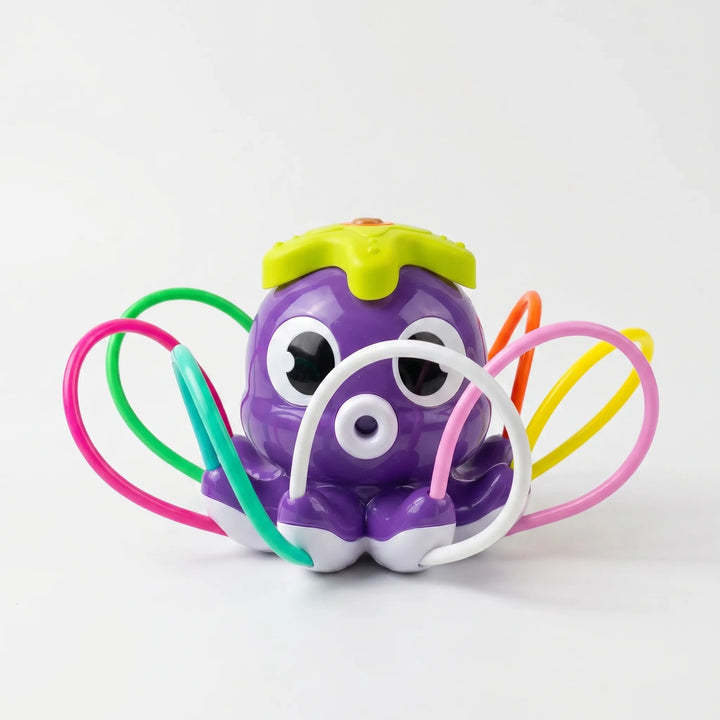 Fun Octojet Octopus water toy, a vibrant sprinkler for dynamic kids' backyard water play and summer outdoor fun.