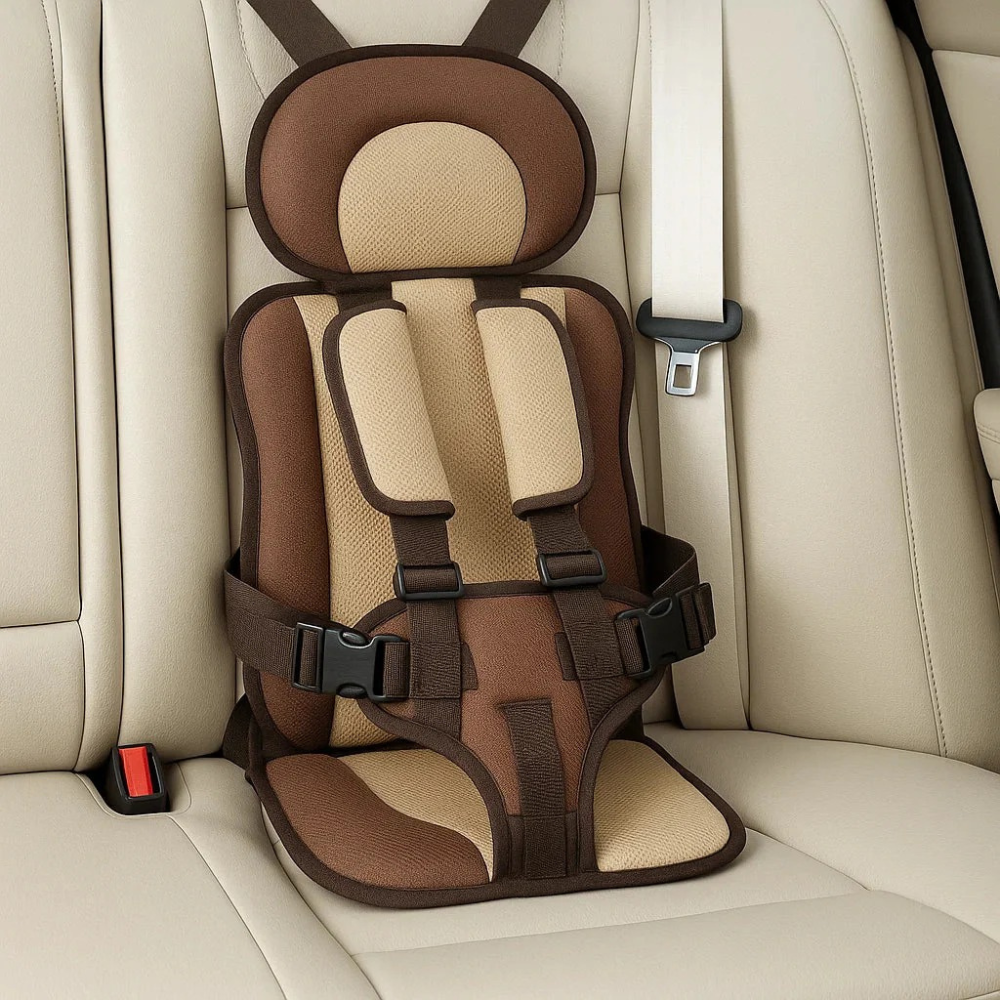 Child safety travel harness, secure portable car seat for toddlers & kids. Essential baby safety gear.