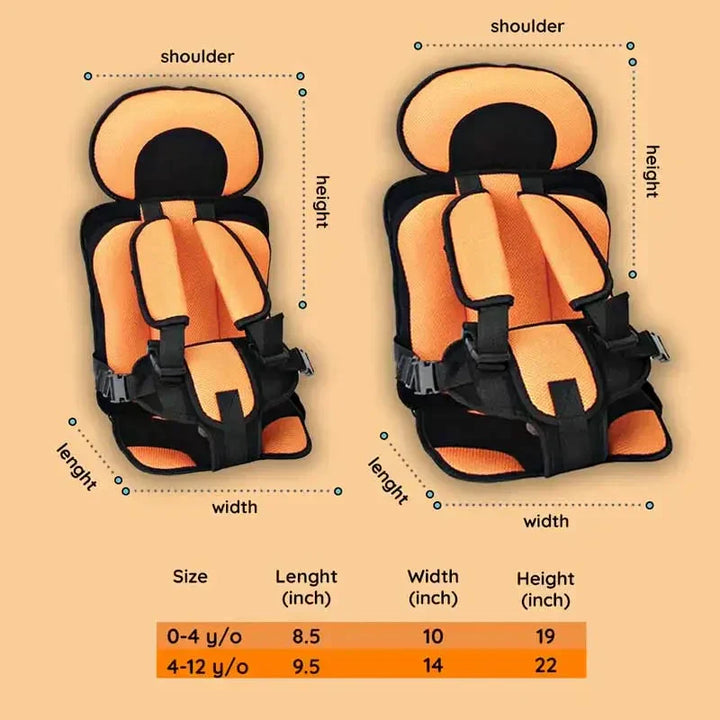Safe portable car seat for kids' travel, designed as a toddler booster with safety features.
