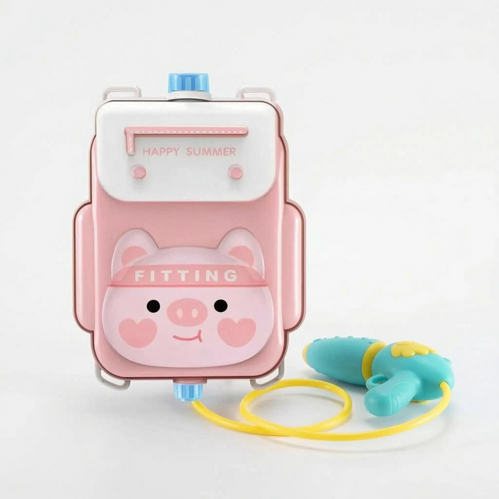 Get wet and wild with this kids' wearable animal backpack water gun. Ideal summer outdoor water toy.
