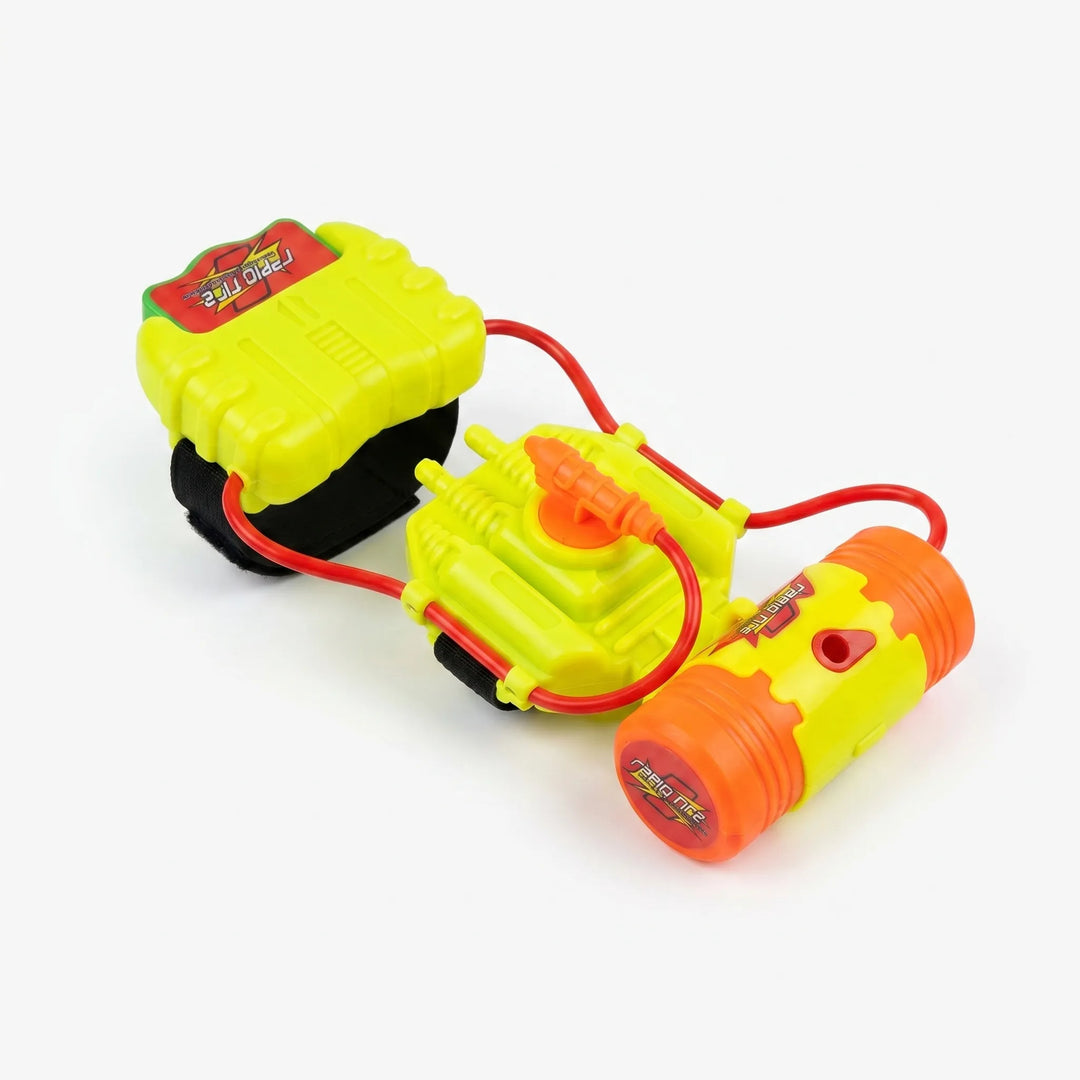 Vibrant kids' wrist water toy, hands-free design for endless summer outdoor water battles & active play.