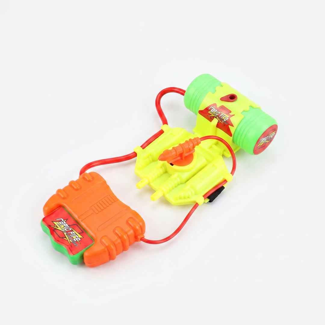 Compact & lightweight wrist water toy, promoting active outdoor fun and hands-free water play for kids.