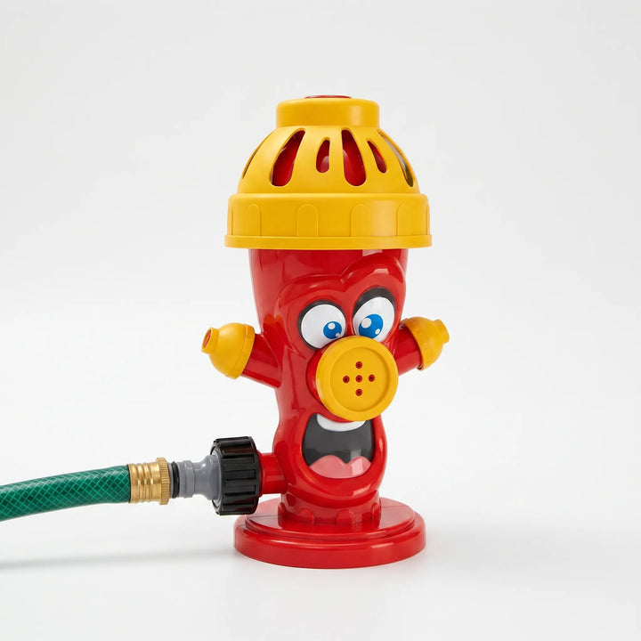 Whirlish outdoor water sprinkler toy in a backyard, providing exciting water play for kids during summer.