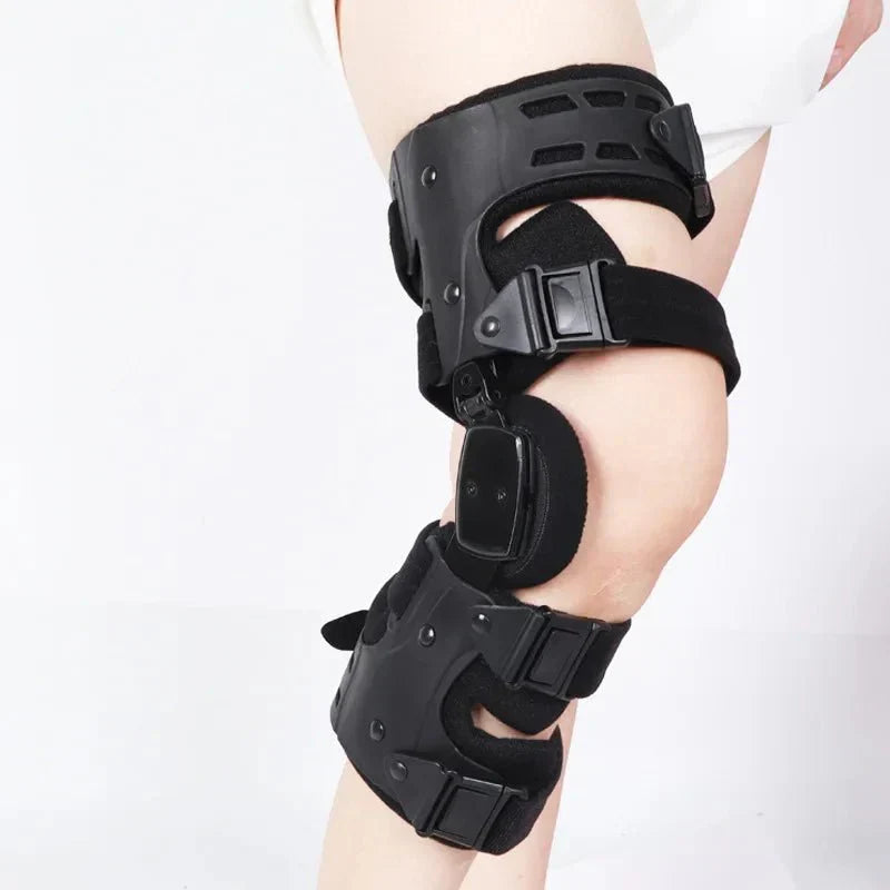 Flexible Kneielease knee support providing comfort & stability for daily pain management.