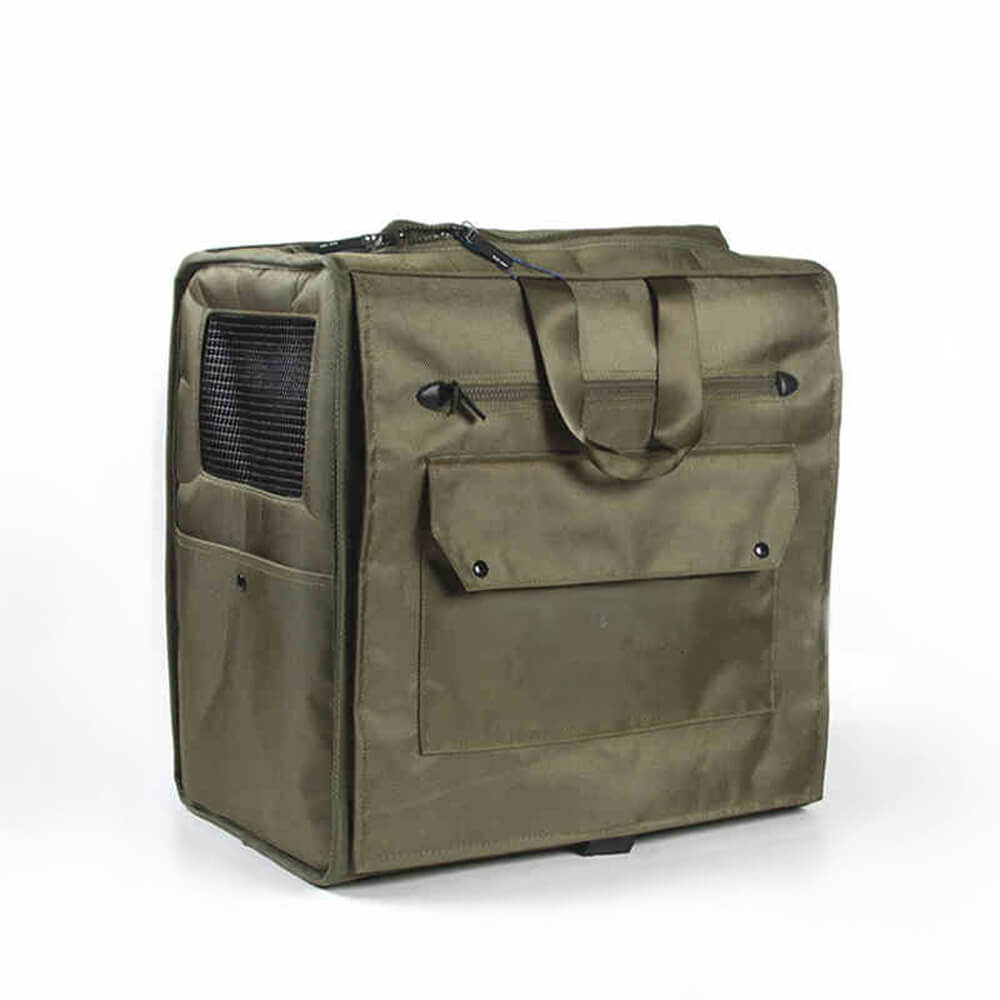 Outdoor dog carrier backpack, comfortable and safe for long walks