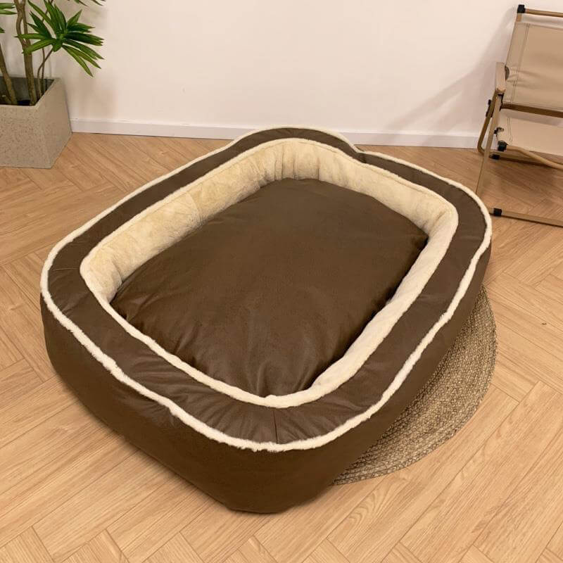 Washable large dog bed, easy to clean, maintaining pet hygiene & warmth