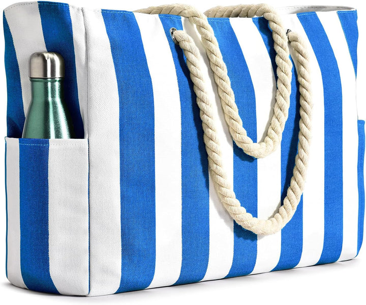 Waterproof weekend sandproof tote, large, ideal for spontaneous trips.