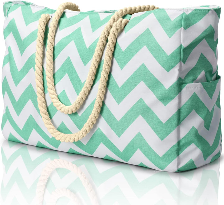 Spacious waterproof sandproof travel bag, perfect for car or plane.