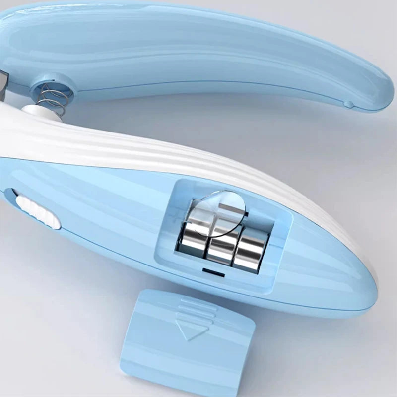 Safe and easy-to-use LED pet nail trimmer for dogs & cats, an essential animal care and grooming supply