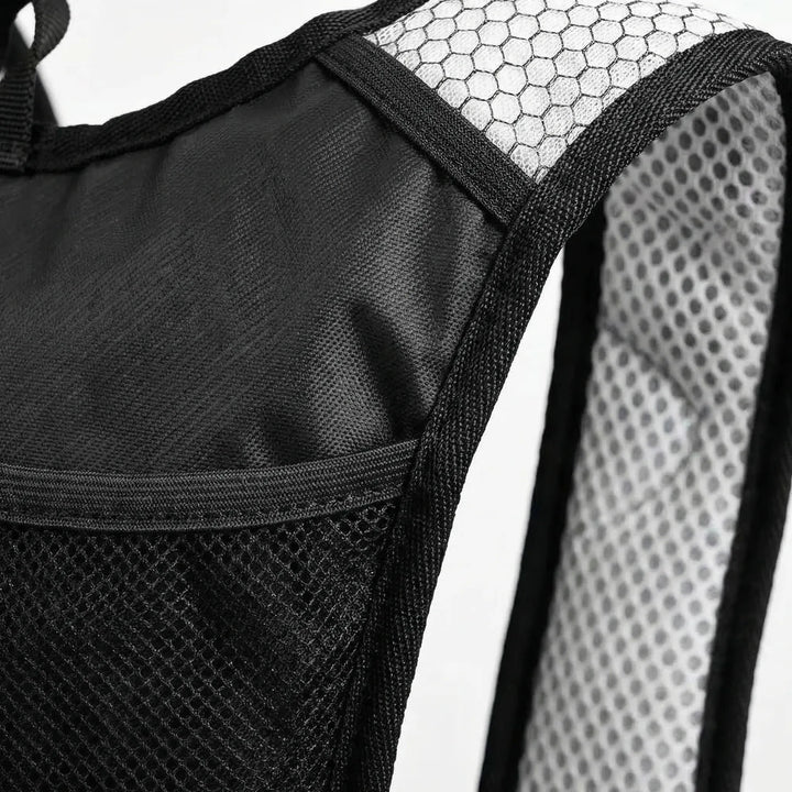2.6 gallon lightweight cycling hydration backpack; ideal for outdoor adventures, biking, hiking; compact & durable.