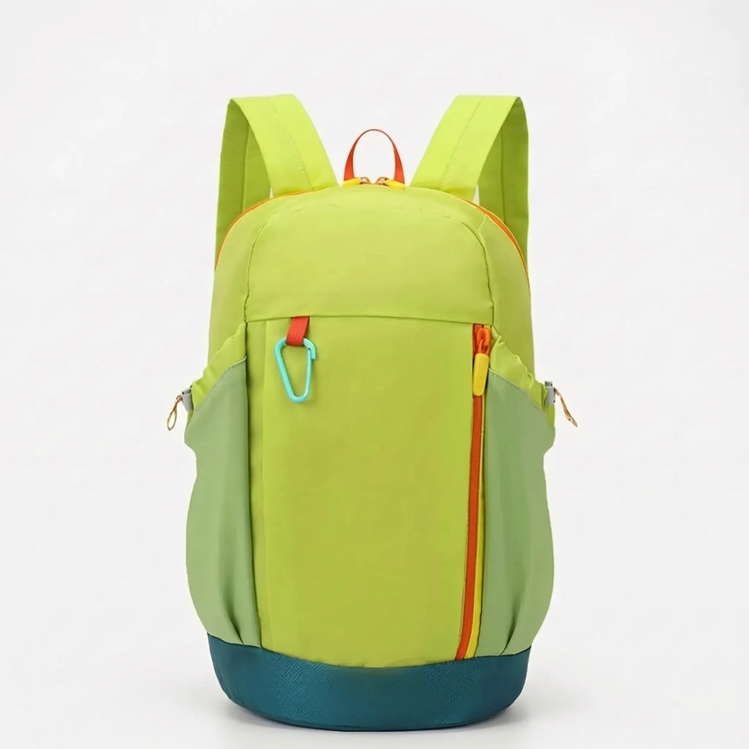 Foldable adventure daypack, lightweight nylon hiking backpack for easy travel.