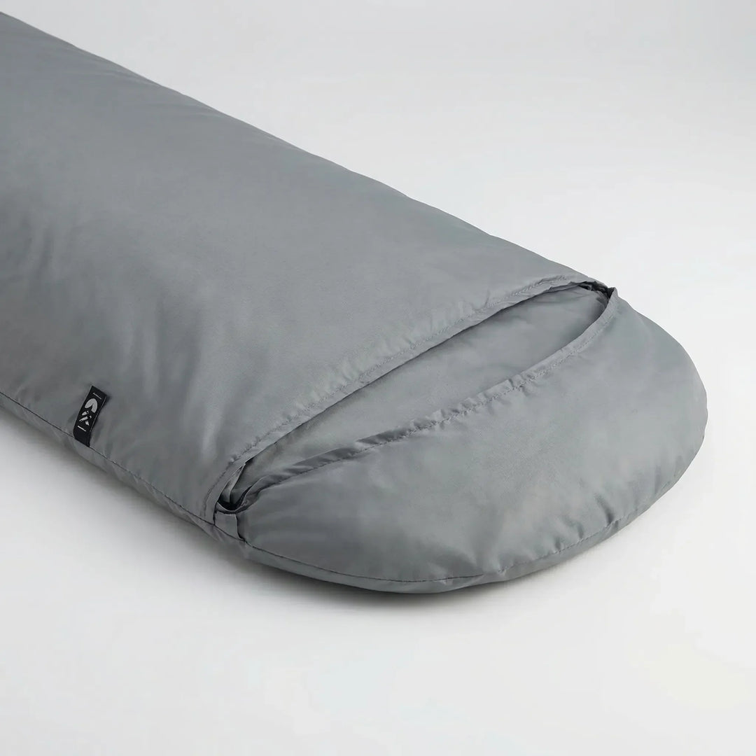 Essential camping accessory: lightweight rectangular sleeping bag liner. Portable sleep sheet for hikers & travelers.