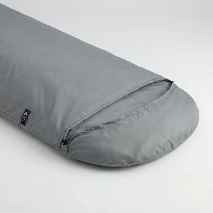 Essential camping accessory: lightweight rectangular sleeping bag liner. Portable sleep sheet for hikers & travelers.