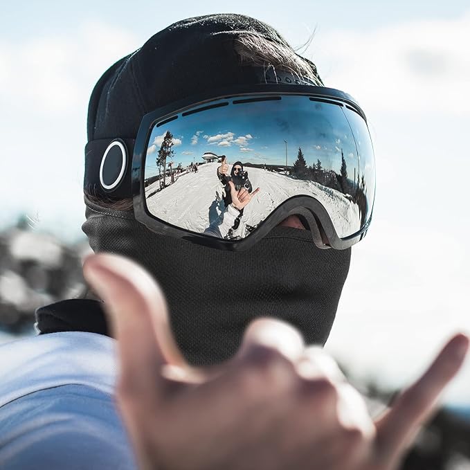 AlpineShield lightweight balaclava, breathable face mask for skiing, snowboarding & outdoor adventure.
