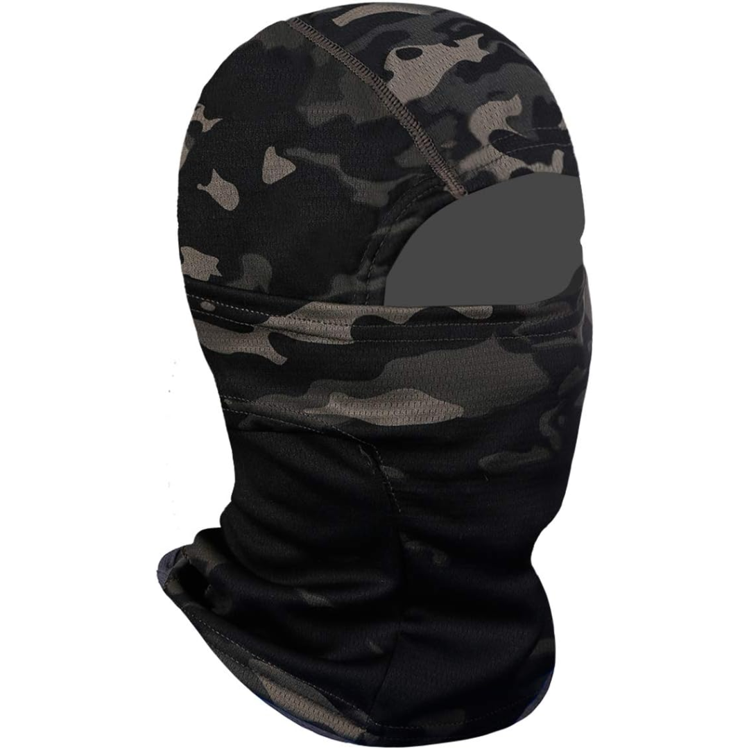 Men's lightweight ski mask, breathable balaclava for winter sports, cycling & UV sun protection.