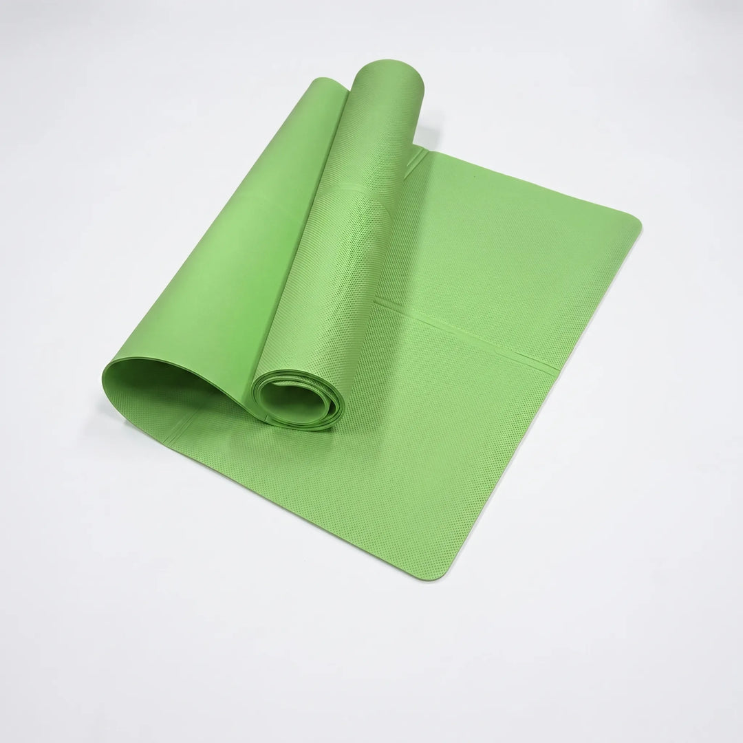 Durable EVA foam lightweight mat for yoga, Pilates, and stretching. Non-slip surface ensures stability for all fitness levels.