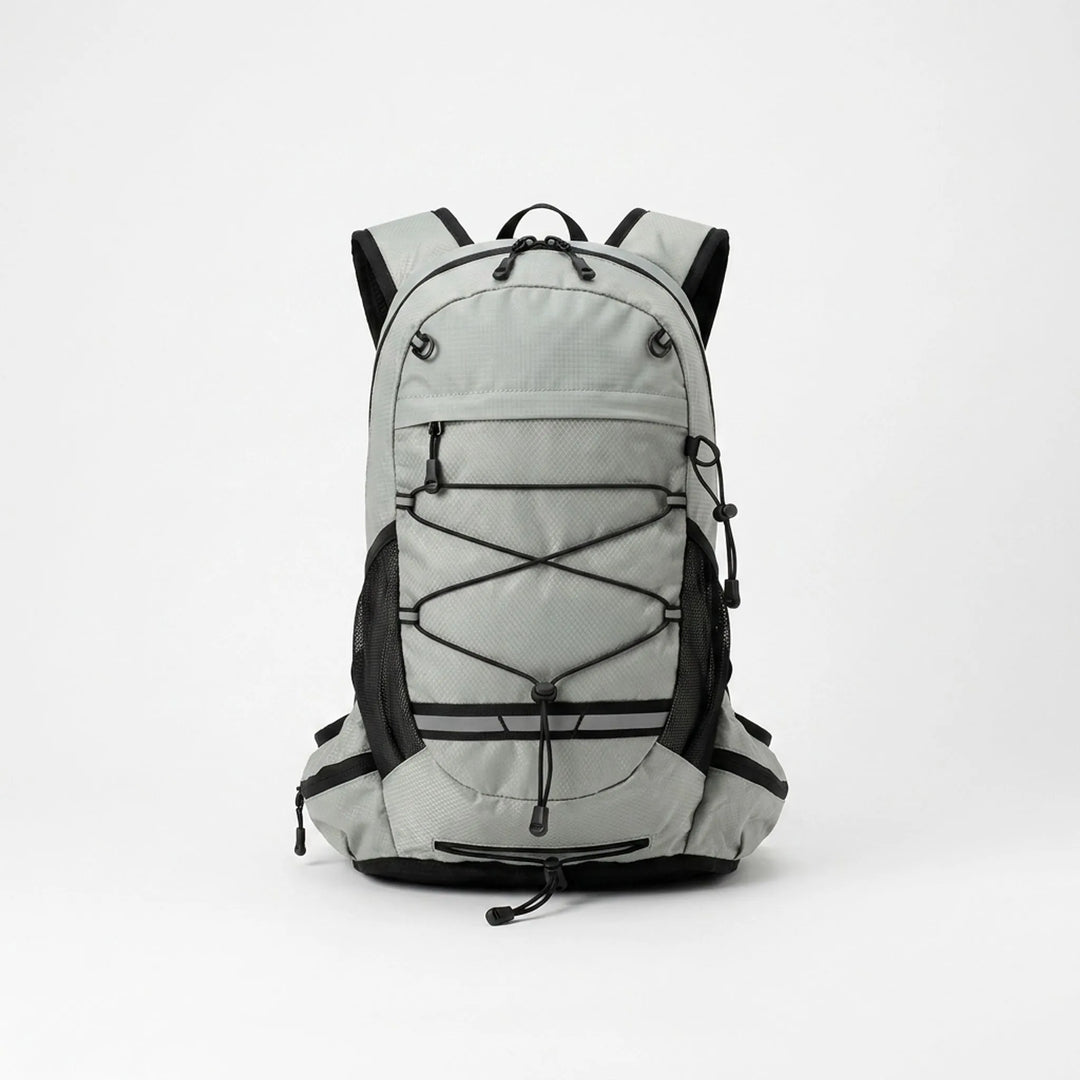 Unisex lightweight hiking daypack with multiple compartments, ideal for trail adventures & camping gear.