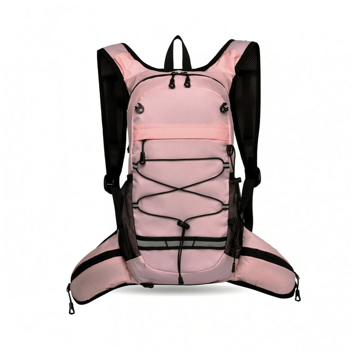 Unisex lightweight travel pack daypack for hiking. Water-repellent outdoor gear, great for active adventures.