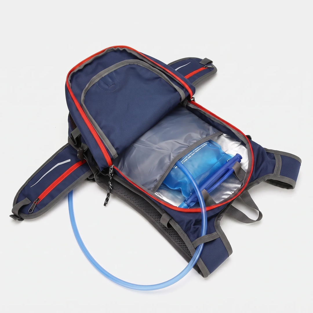 Versatile hiking & cycling hydration pack, ideal lightweight travel backpack for active explorers.