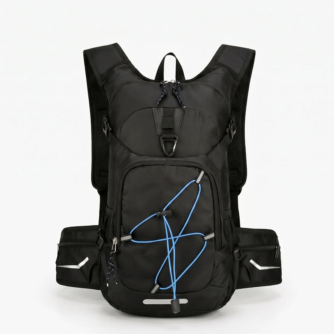 Stay hydrated on trails with this lightweight hiking hydration pack, perfect for runners & campers.
