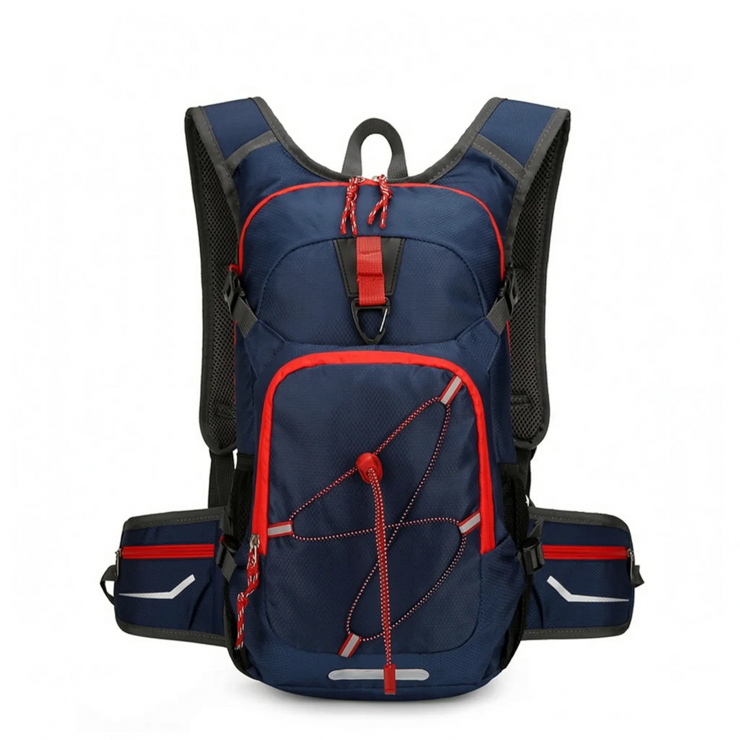 Comfortable unisex outdoor daypack, lightweight hydration pack for hiking, cycling, and travel.
