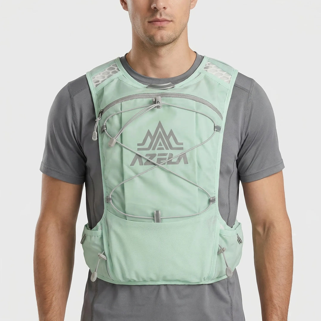 Essential lightweight unisex running hydration vest for trail running, marathons, & outdoor sports gear.