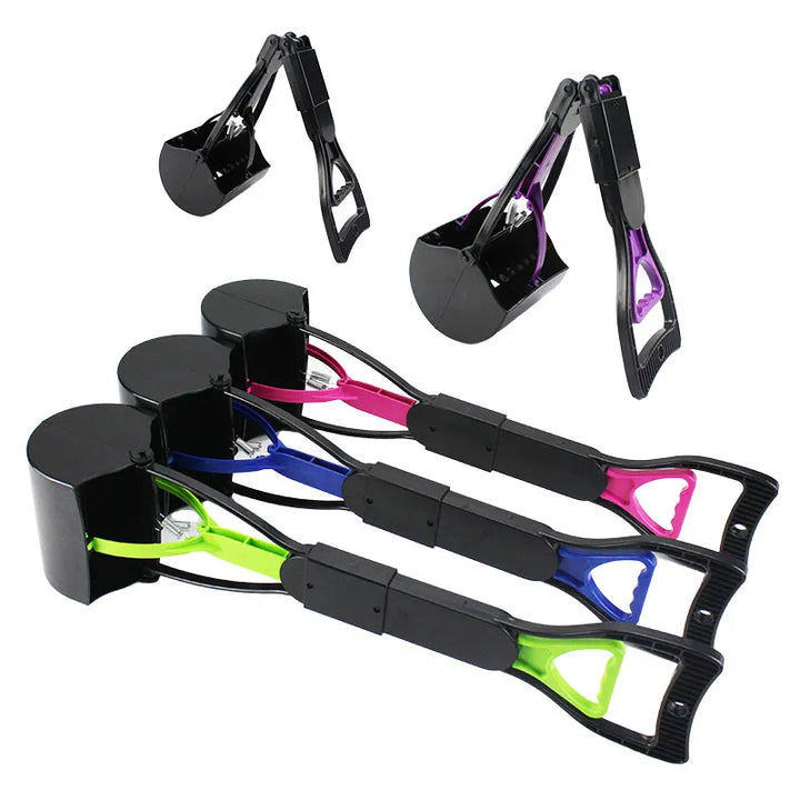 Eco-friendly pet waste grabber, an essential dog supply for outdoor use.
