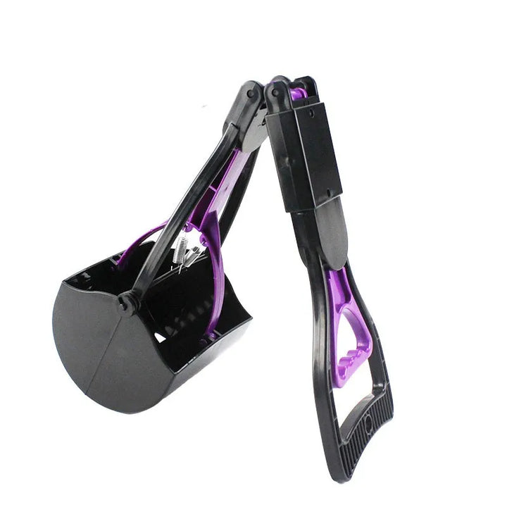Portable pet poop bag grabber, ensuring clean and easy dog waste cleanup.