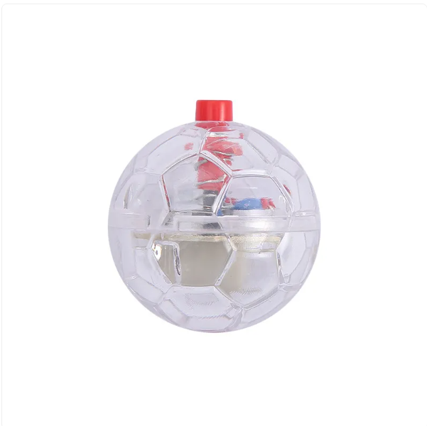 Durable LED football dog toy, interactive light up pet supply for evening play