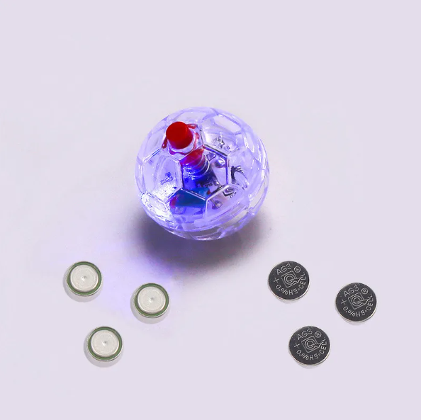 Interactive luminous football dog toy, bright LED for engaging pet playtime fun