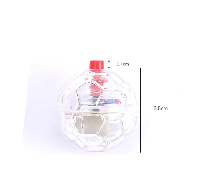 Glowing LED football dog toy, durable pet supply for active light-up play
