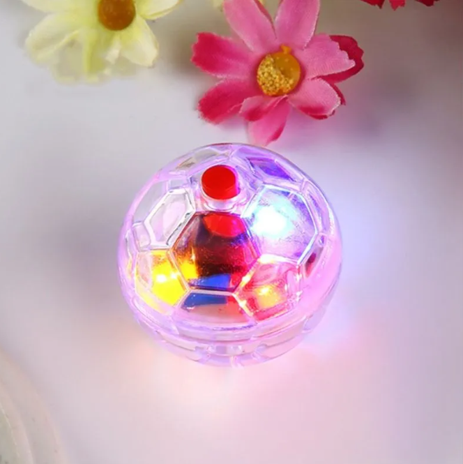 Football dog toy with LED lights, interactive pet playtime for luminous fun